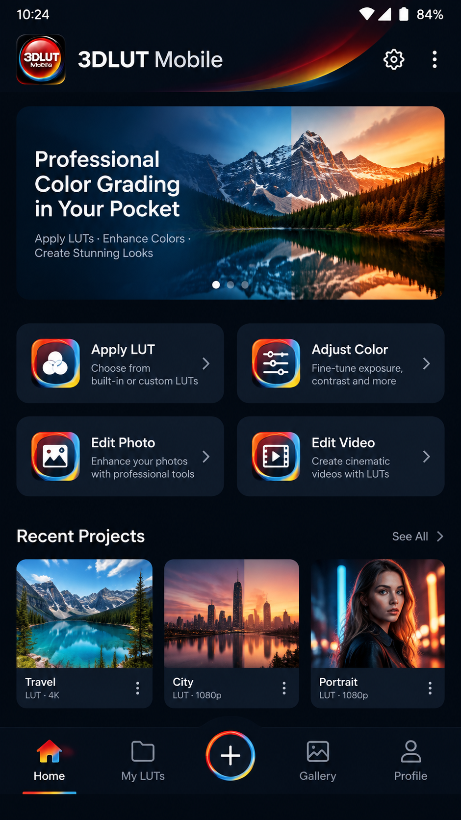 3DLUT Mobile screenshot 1