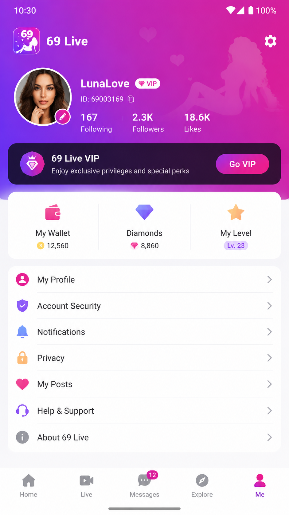 69 Live screenshot 3