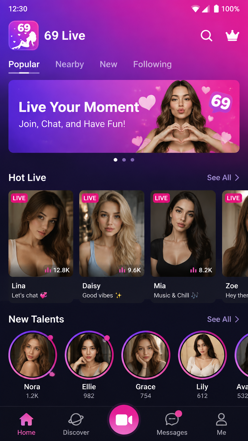 69 Live screenshot 1