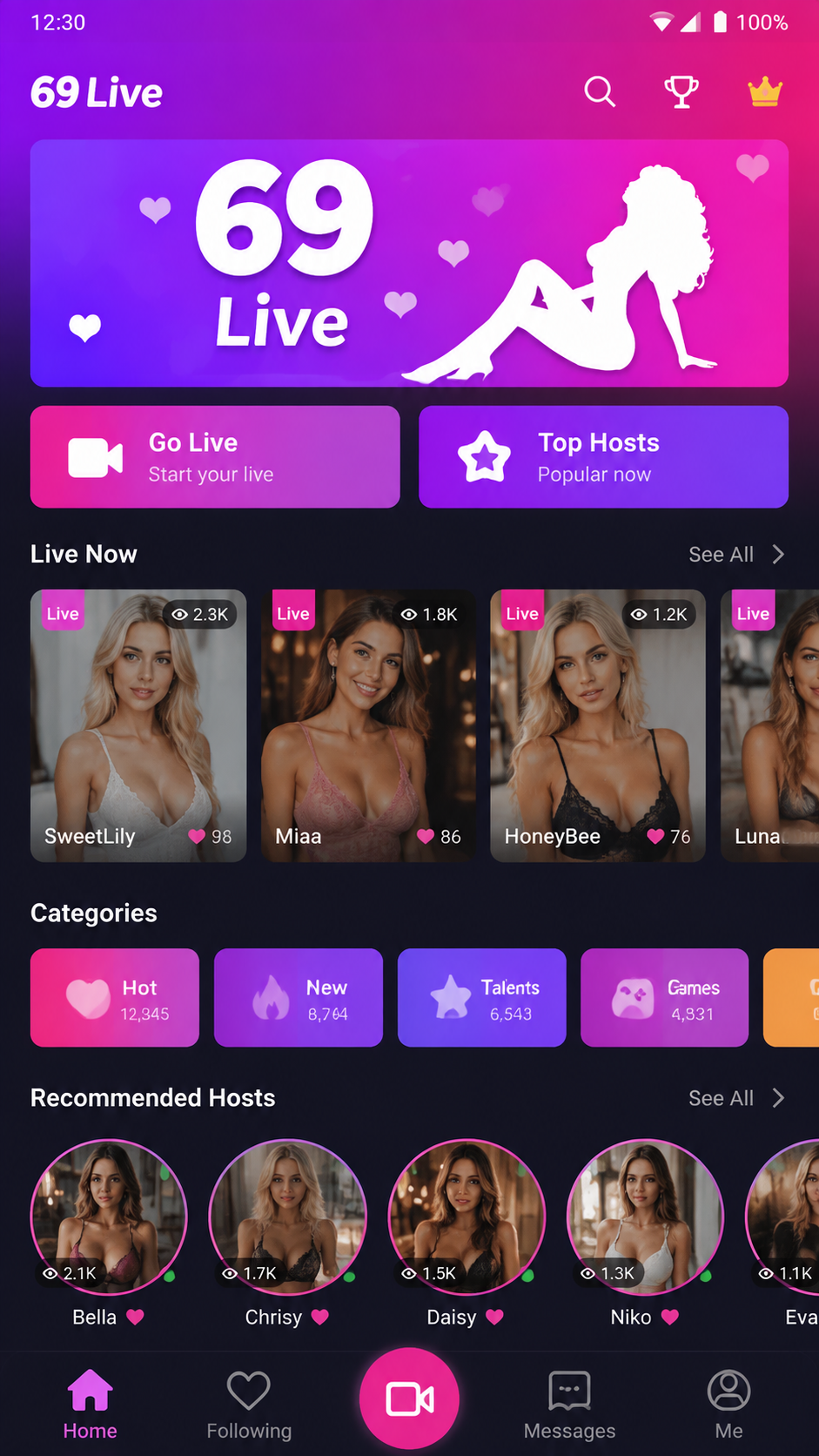 69 Live screenshot 2