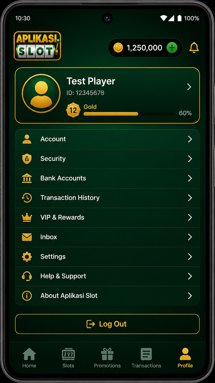 Aplikasi Slot screenshot 3