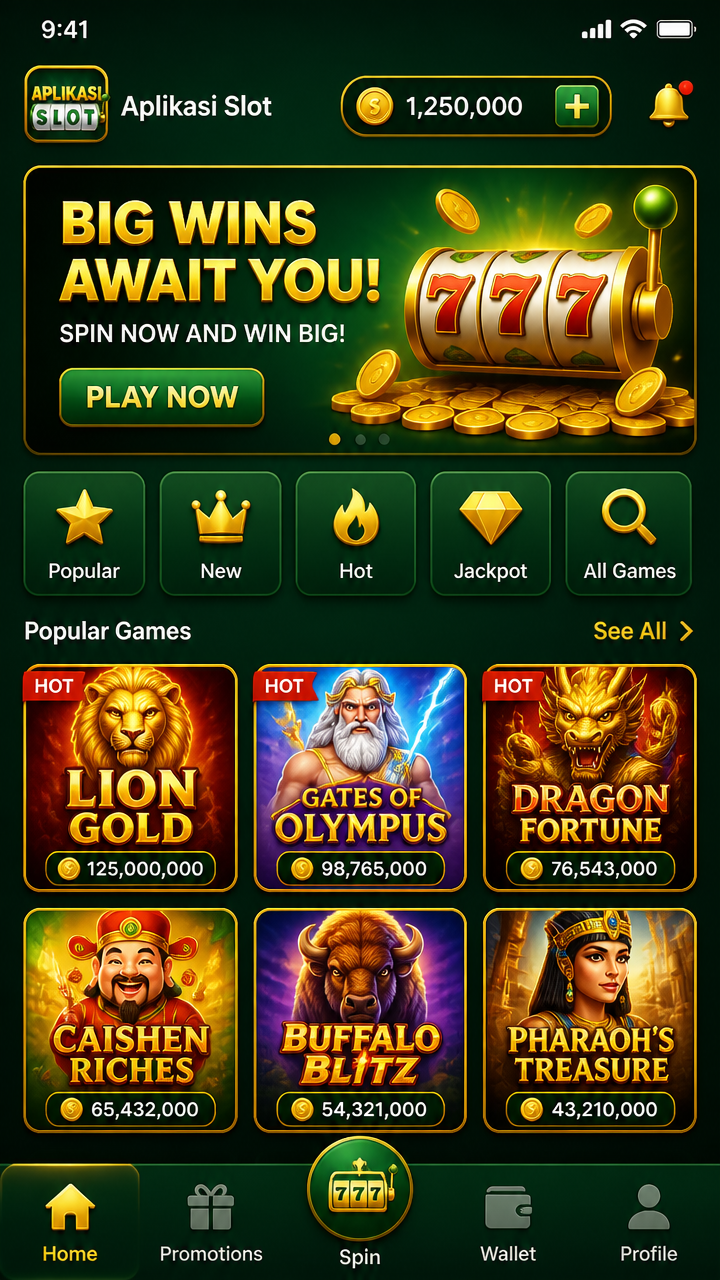Aplikasi Slot screenshot 2