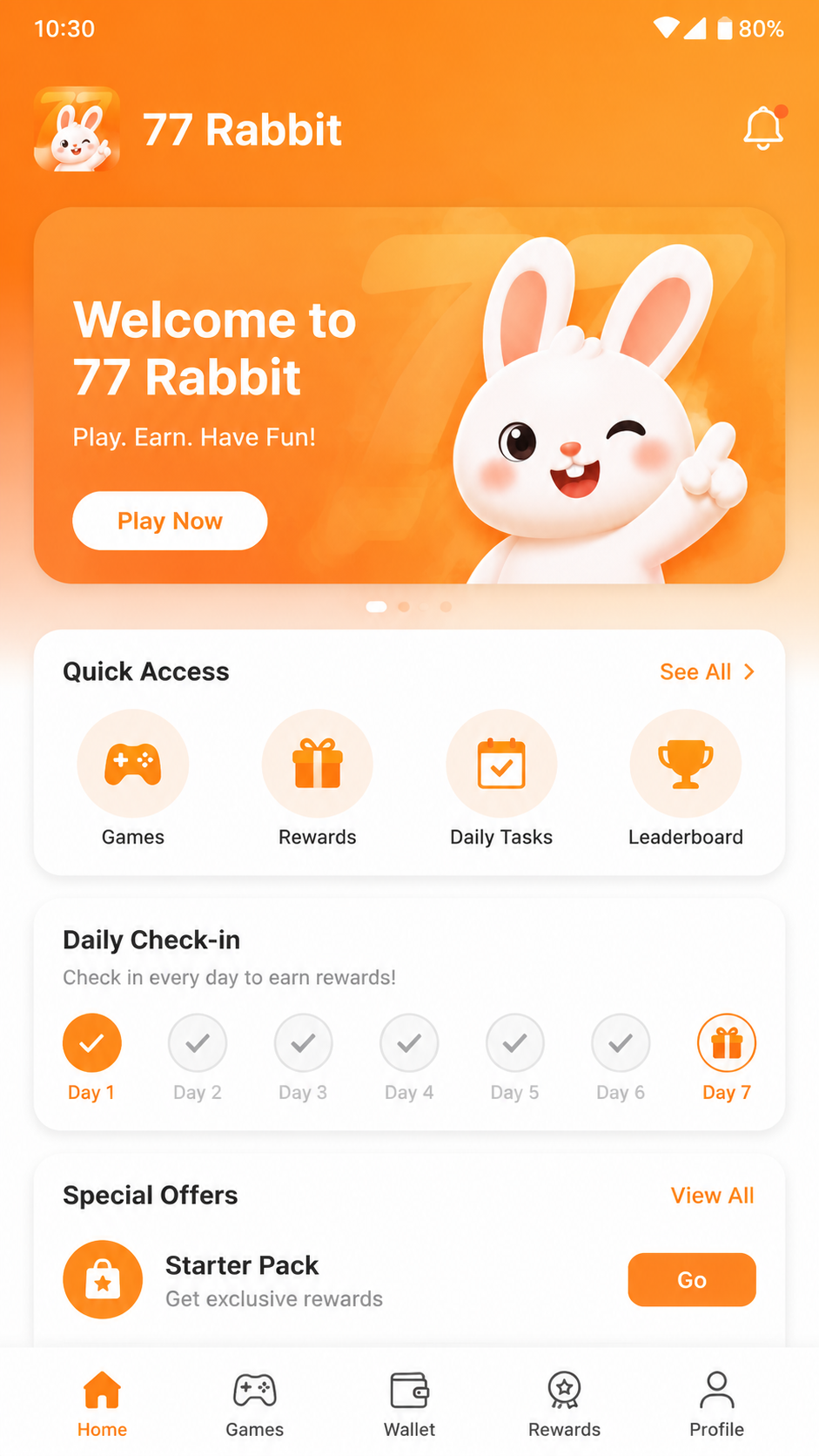 77 Rabbit screenshot 1
