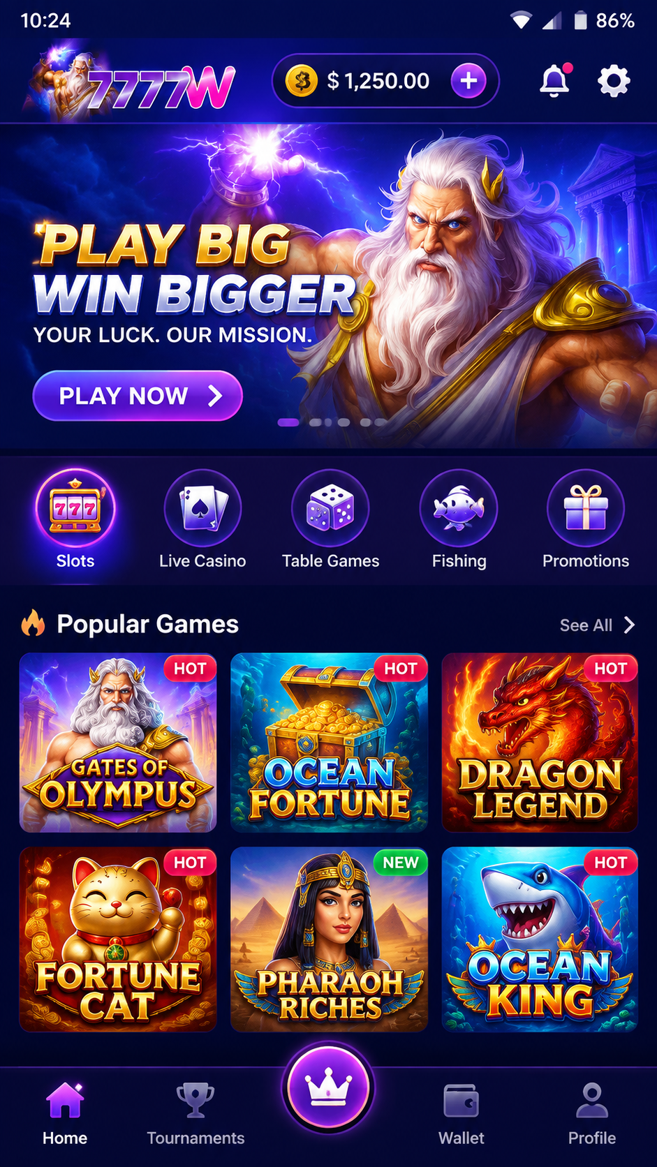 7777W APK screenshot 2