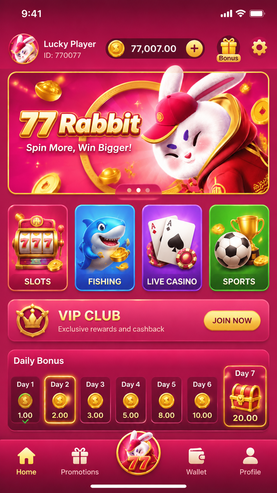 77 Rabbit screenshot 2