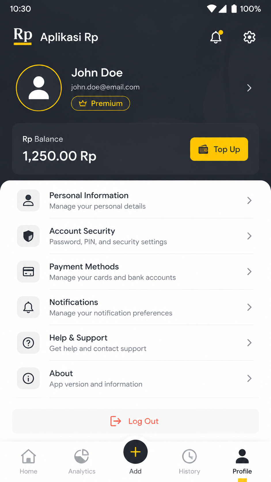 Aplikasi Rp screenshot 3