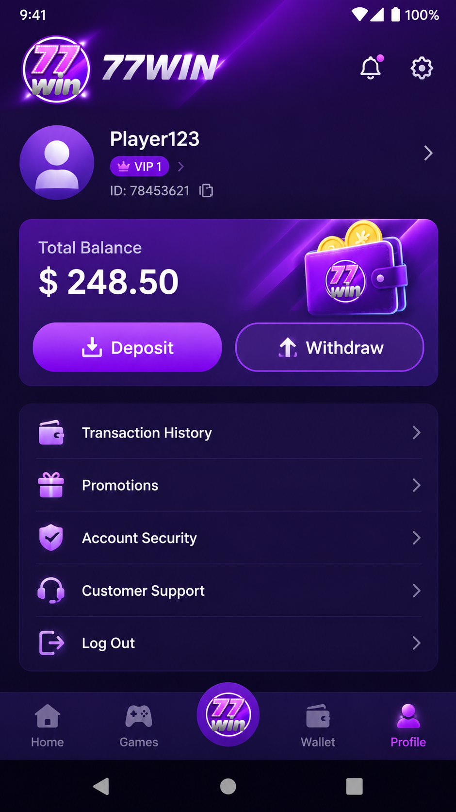 77WIN screenshot 3