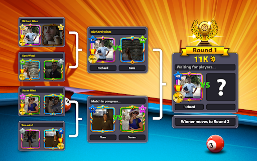 Tangkapan layar 8 Ball Pool 11