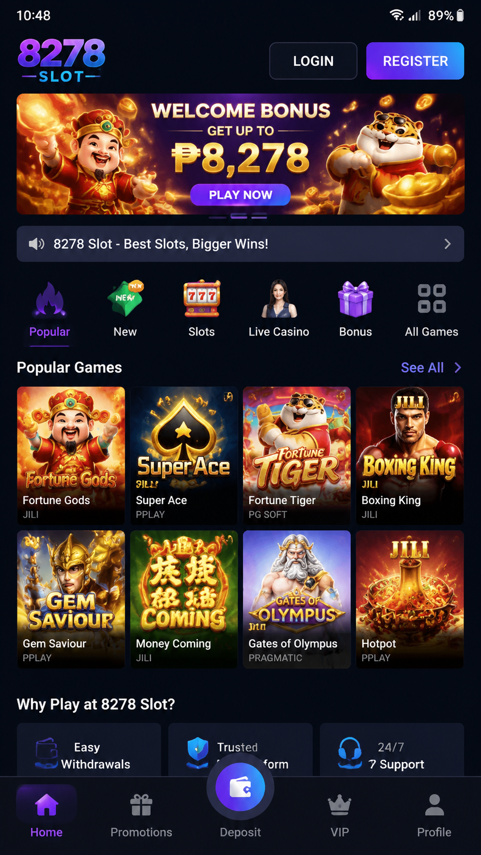 8278 Slot screenshot 1