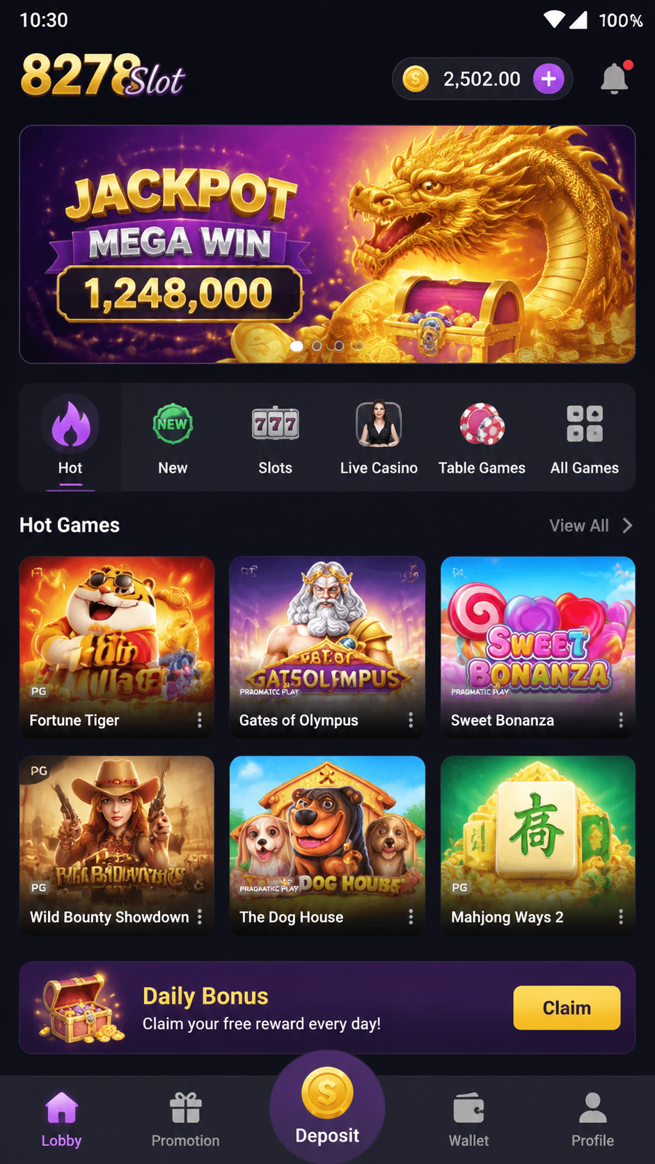 8278 Slot screenshot 2