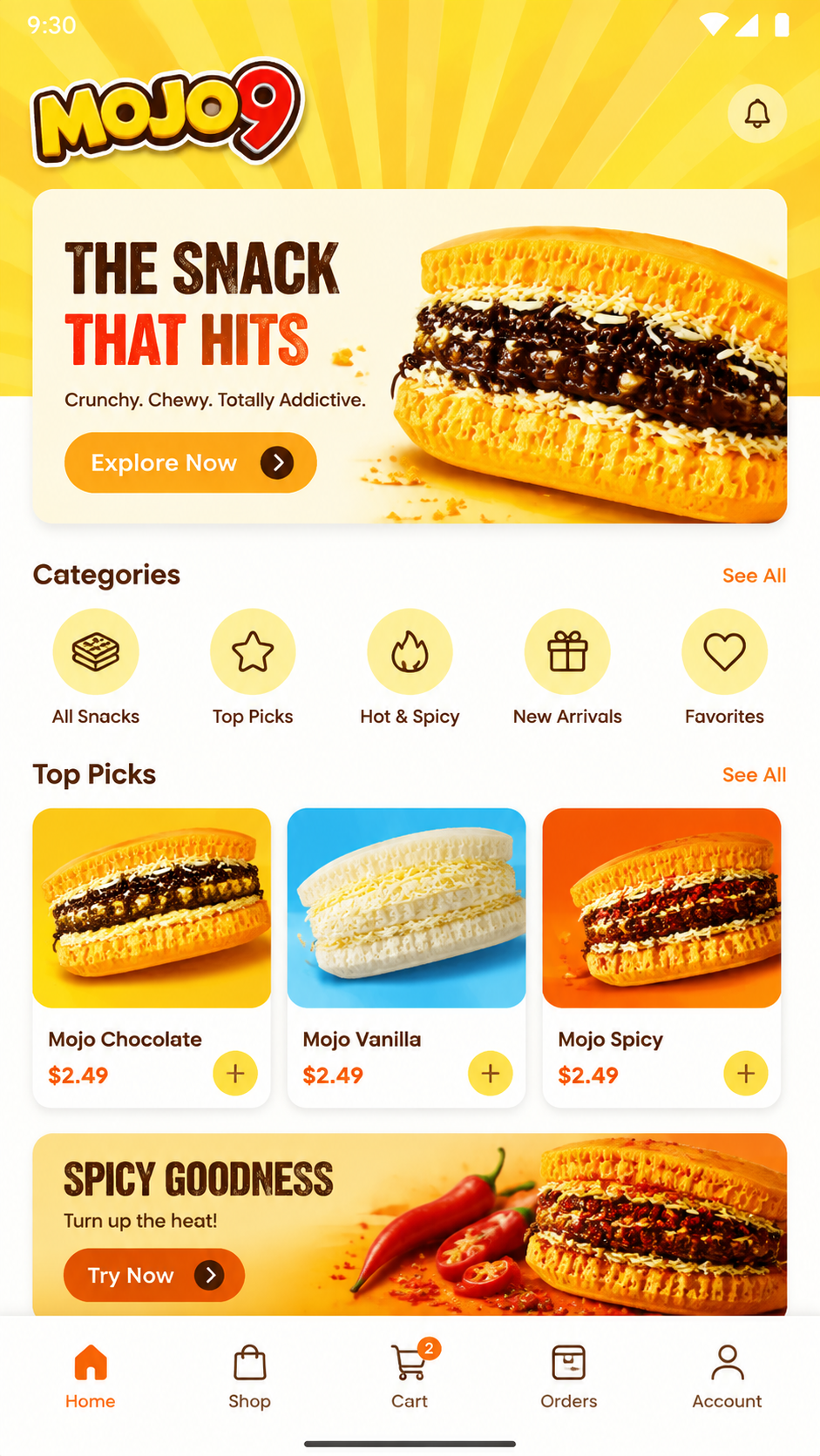 MOJO9 screenshot 1