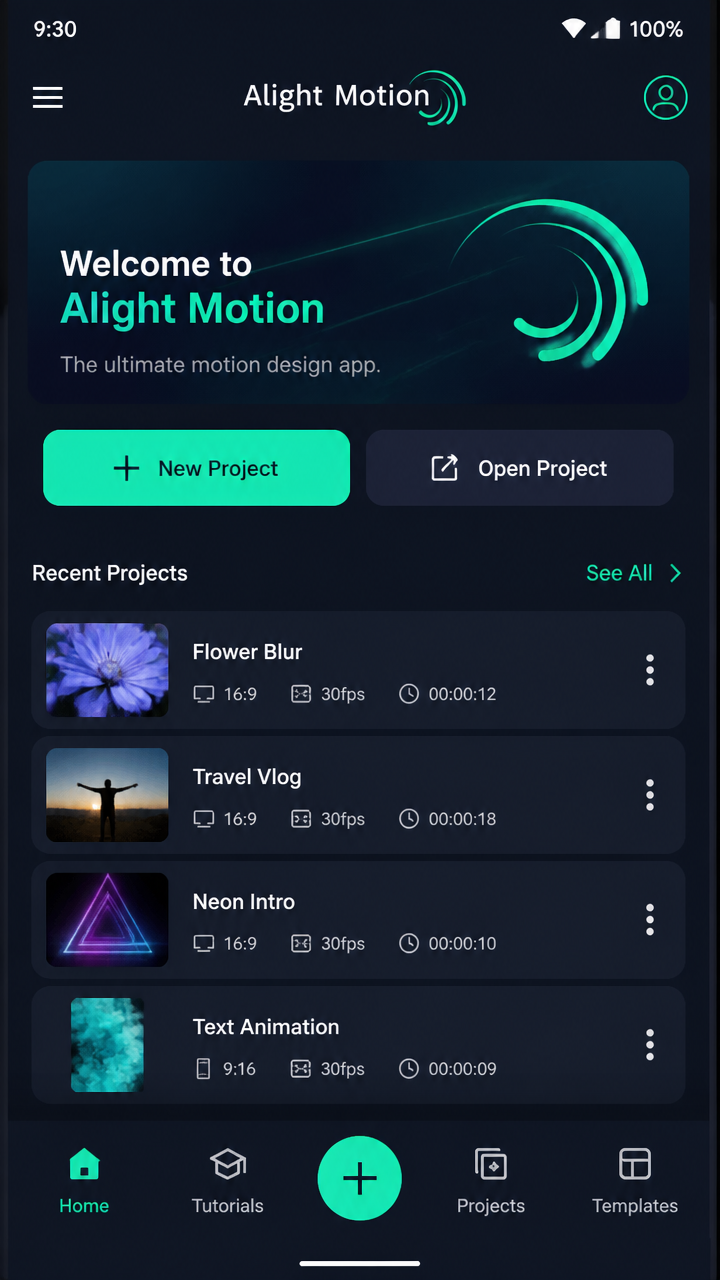 Alight Motion screenshot 1
