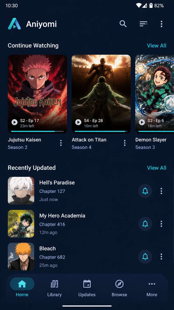 Aniyomi screenshot 1