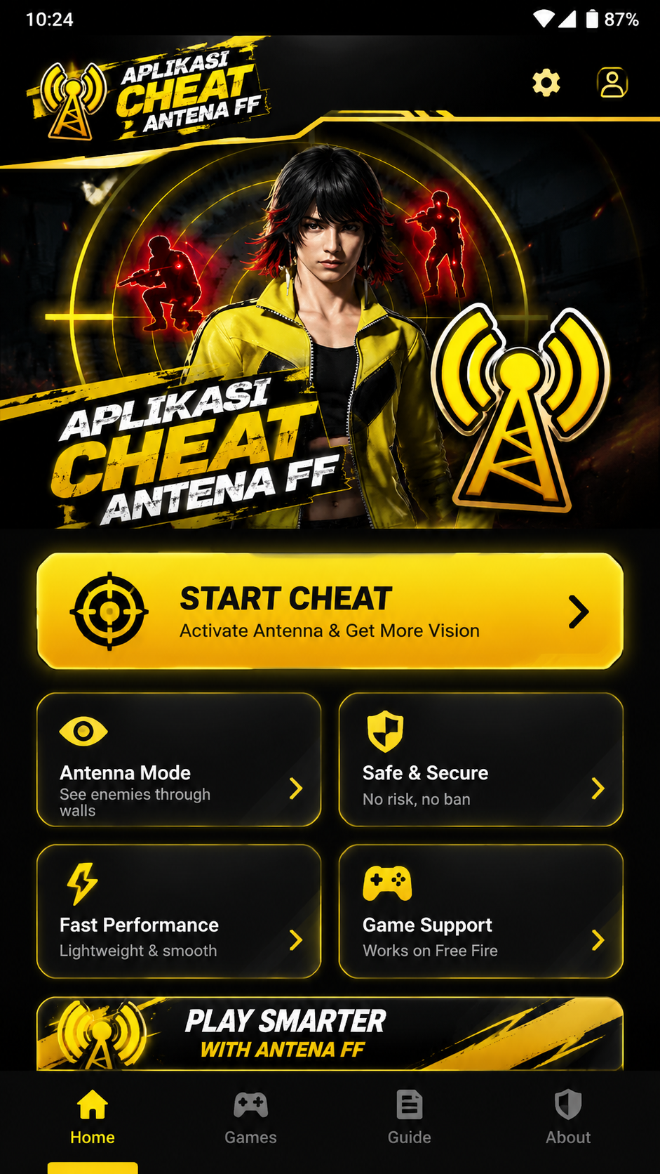 Aplikasi Cheat Antena Ff screenshot 2