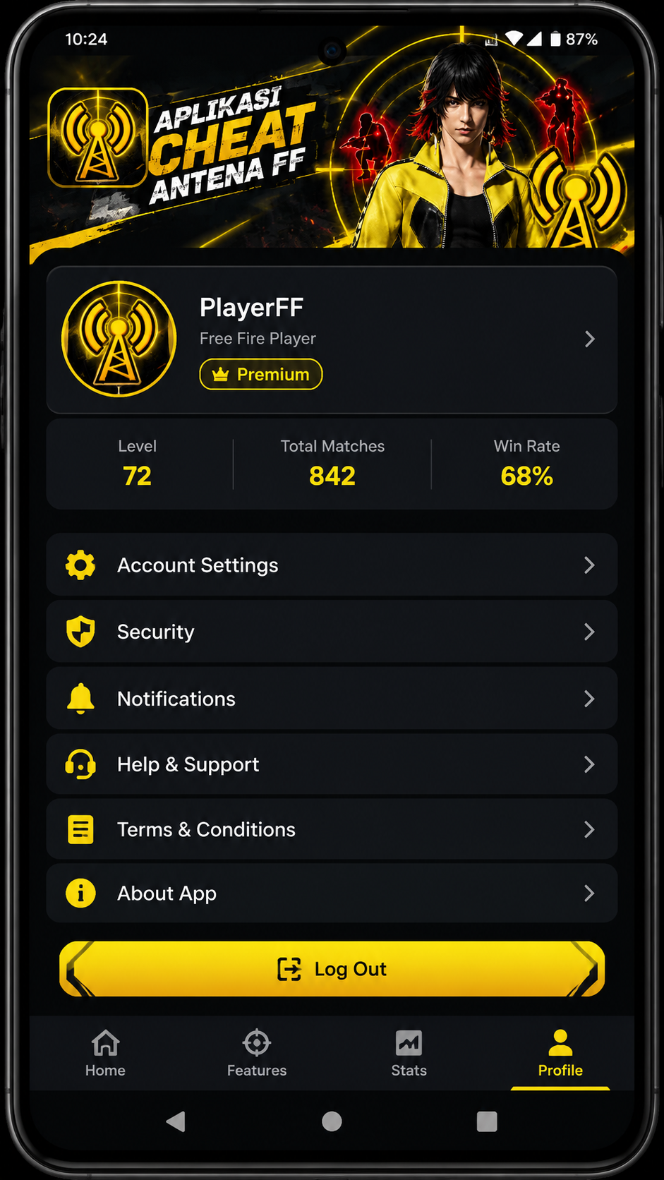 Aplikasi Cheat Antena Ff screenshot 3