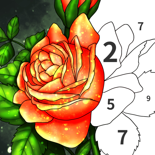 Art Color:Color by Number Game icon