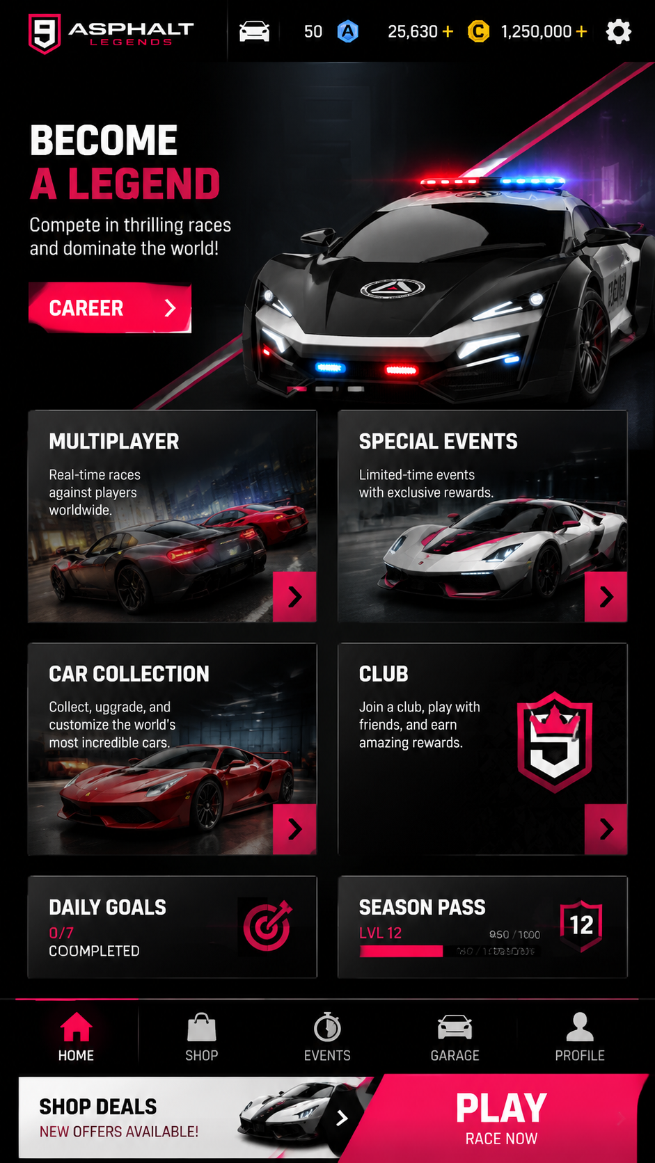 Asphalt 9 screenshot 2