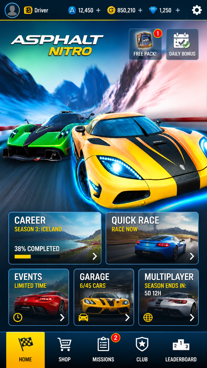 Asphalt Nitro screenshot 2