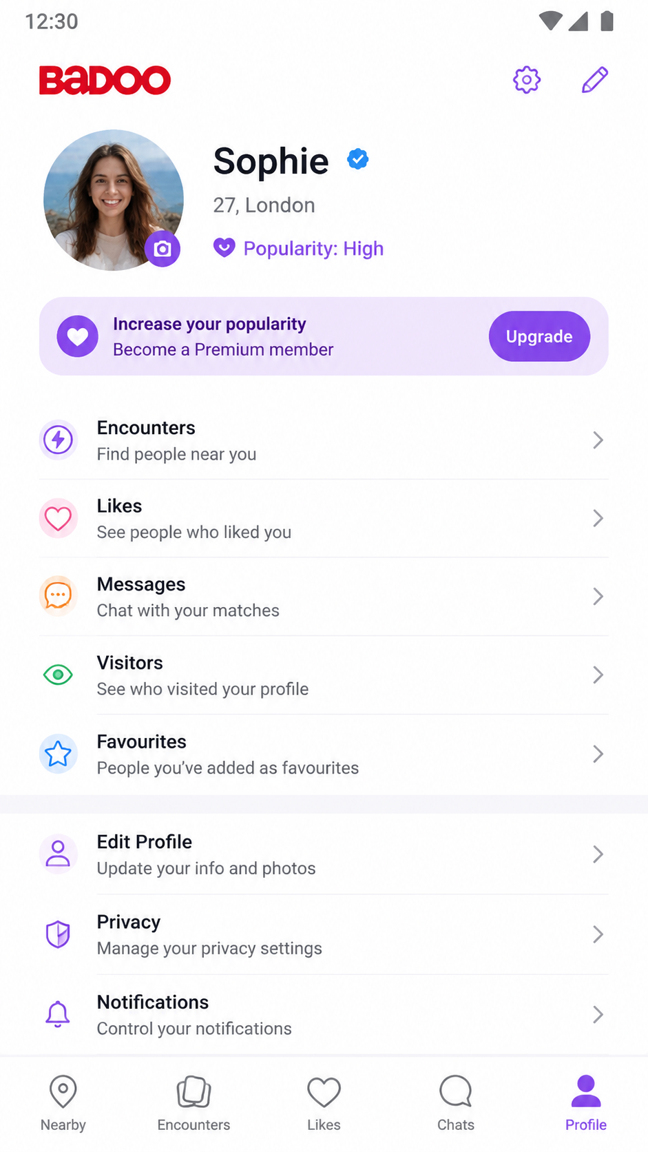Badoo screenshot 3