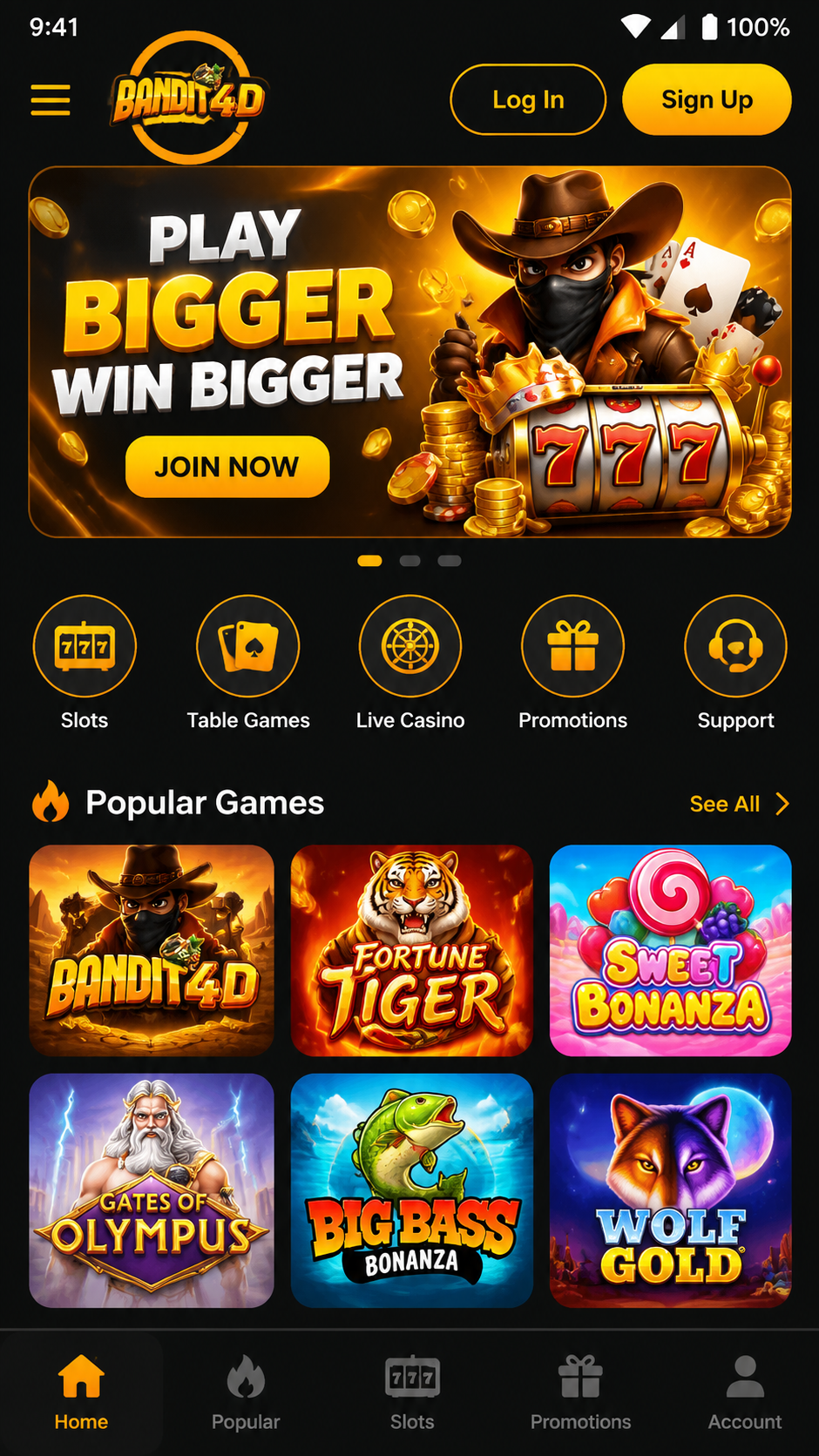 BANDIT4D screenshot 1