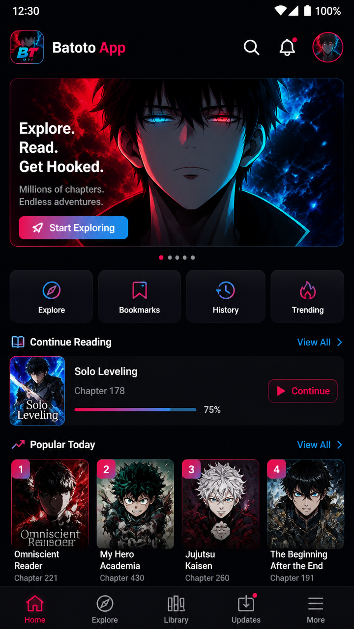 Batoto App screenshot 2