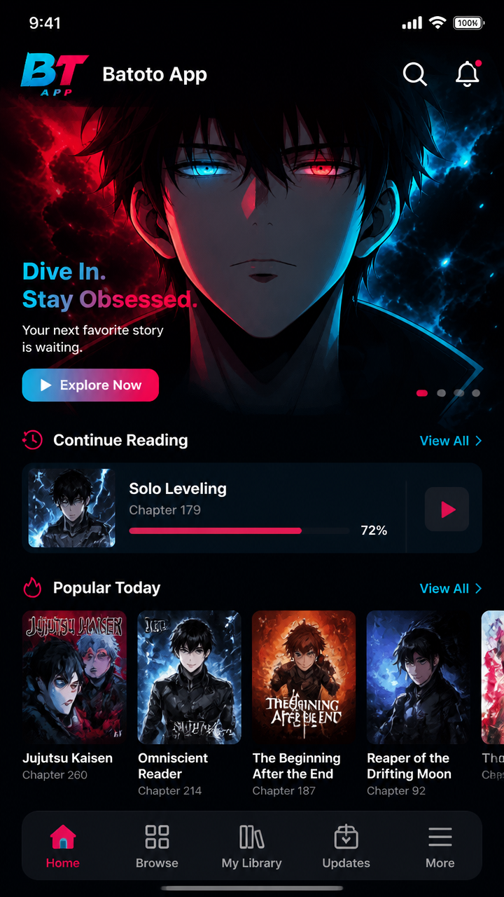 Batoto App screenshot 1