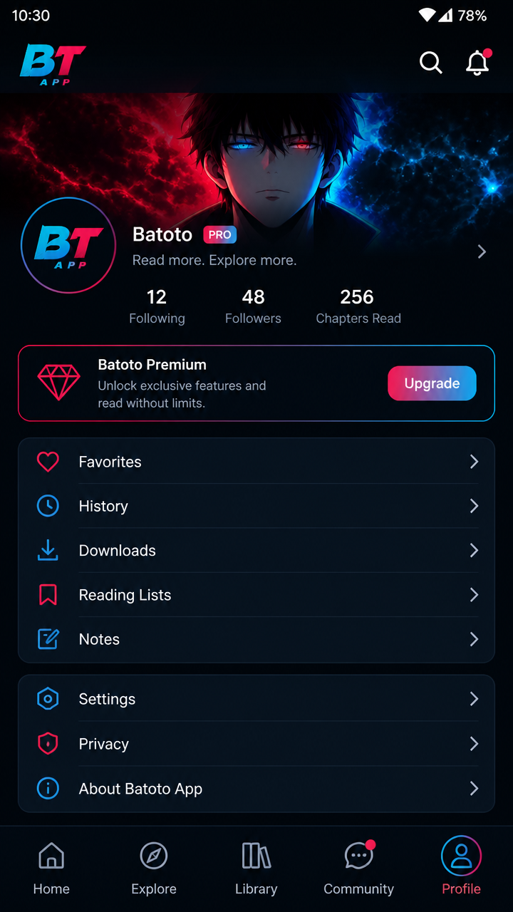 Batoto App screenshot 3
