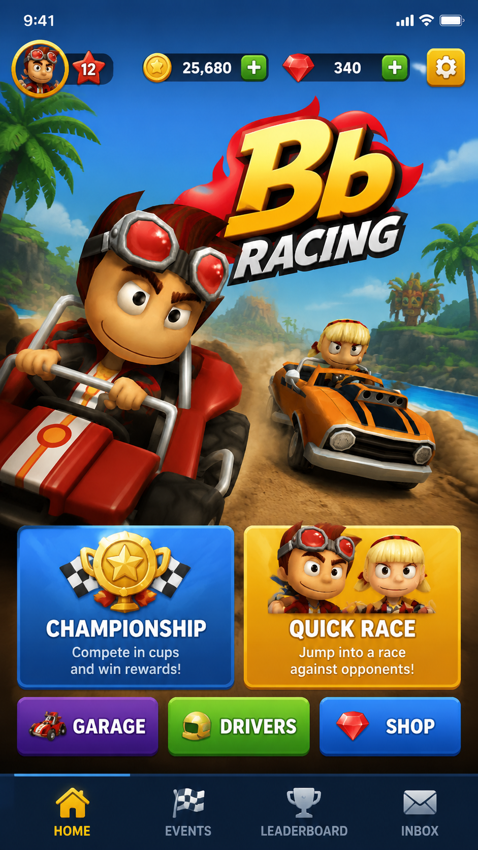 Bb Racing screenshot 1