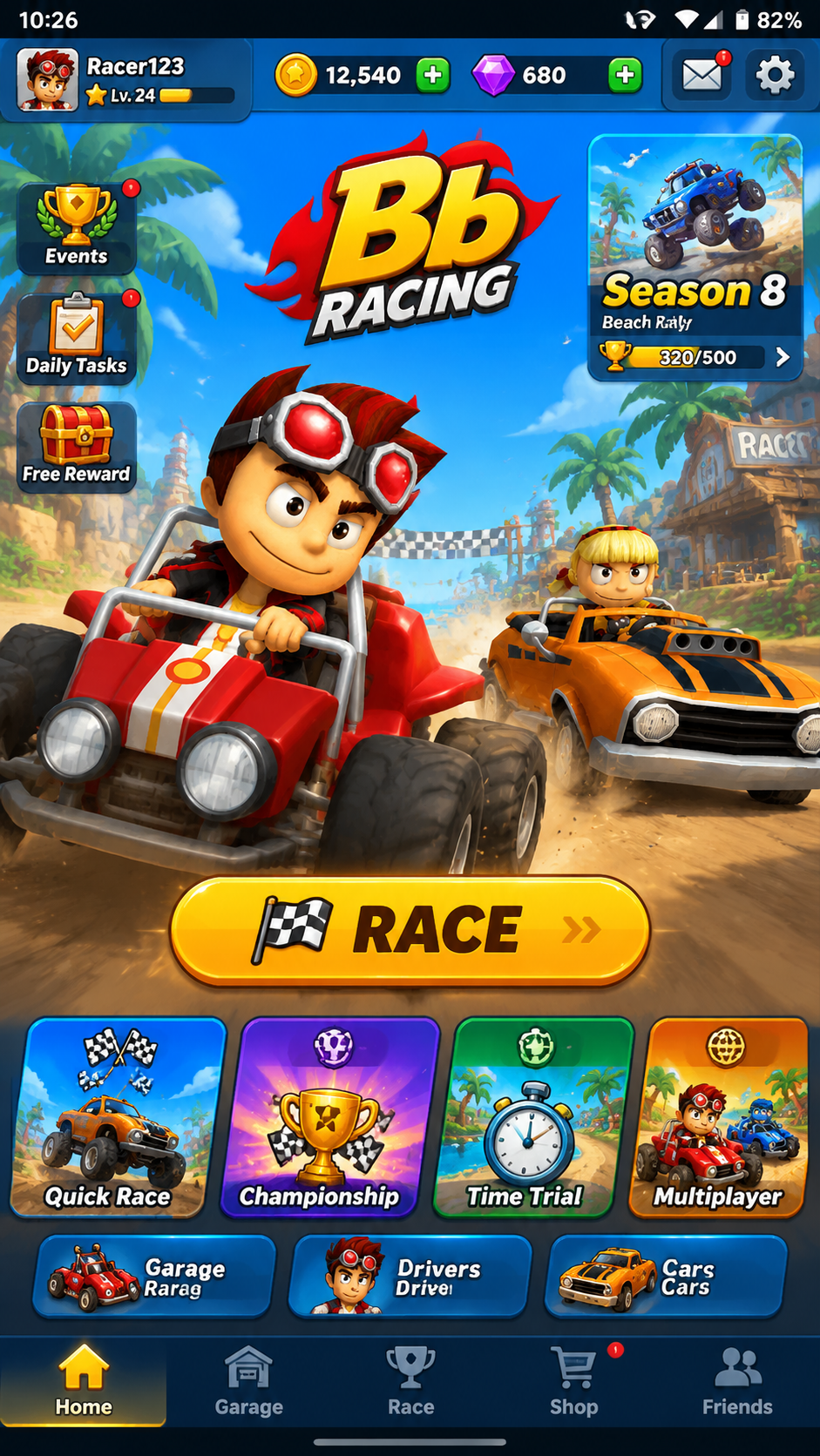Bb Racing screenshot 2