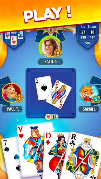 Belote & Coinche: le Défi screenshot 1