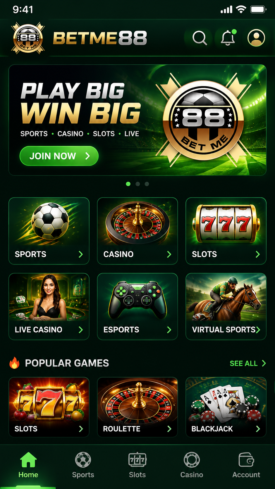 Tangkapan layar BETME88 2