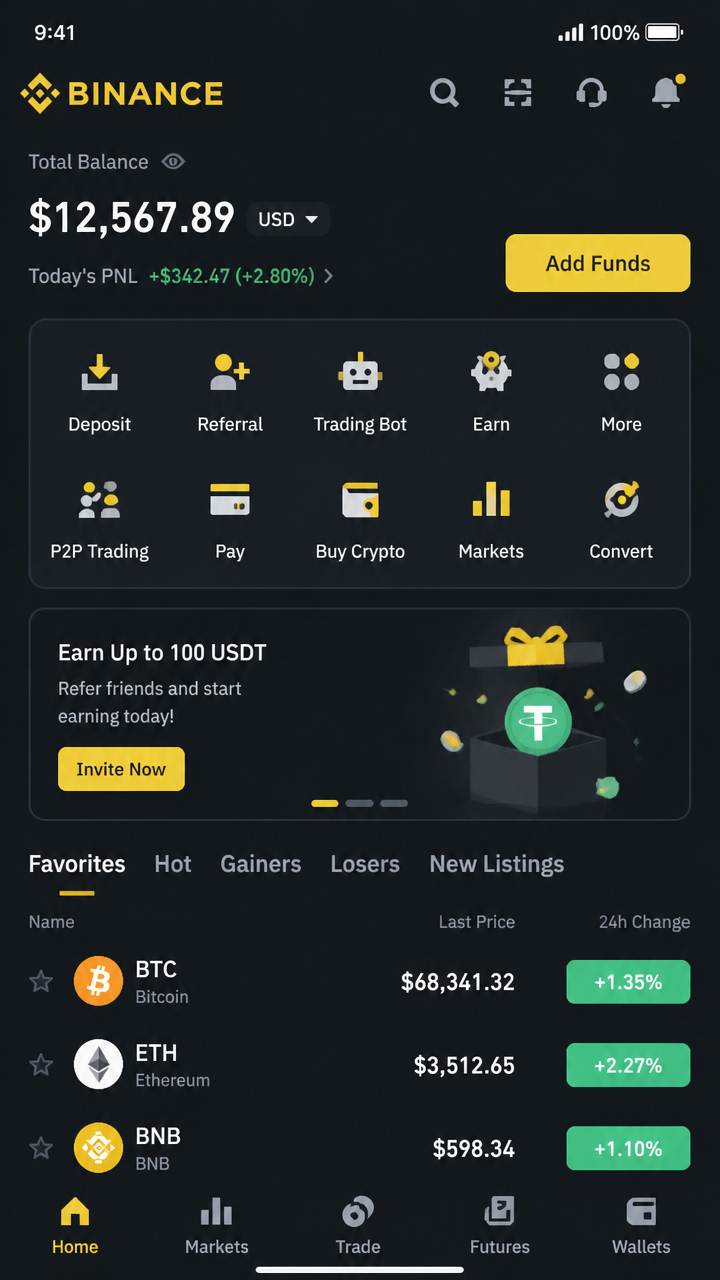 Binance screenshot 2