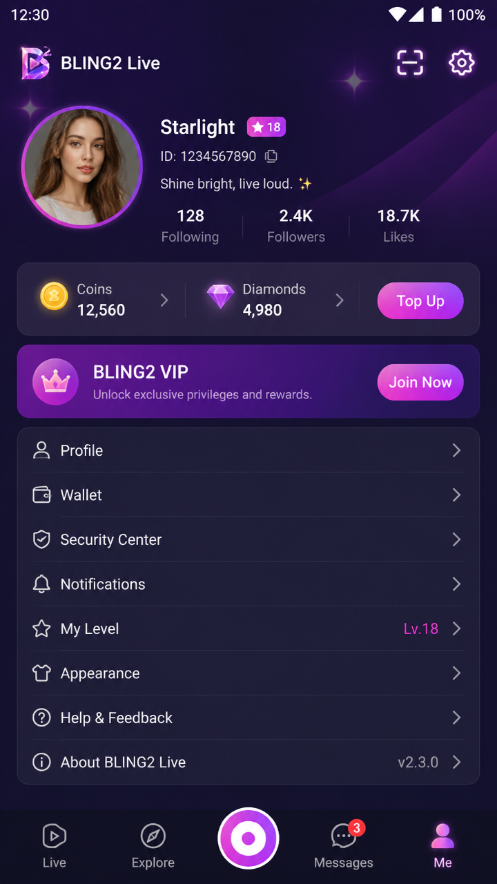 BLING2 Live screenshot 3