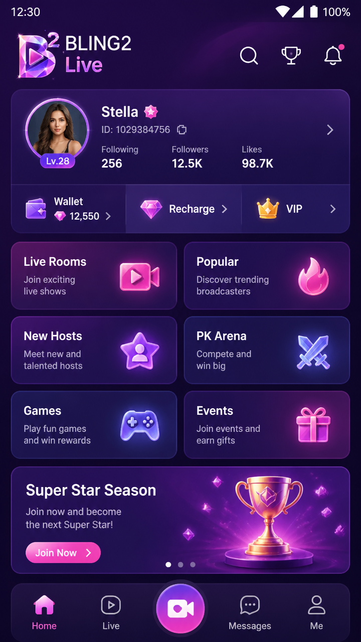 BLING2 Live screenshot 2