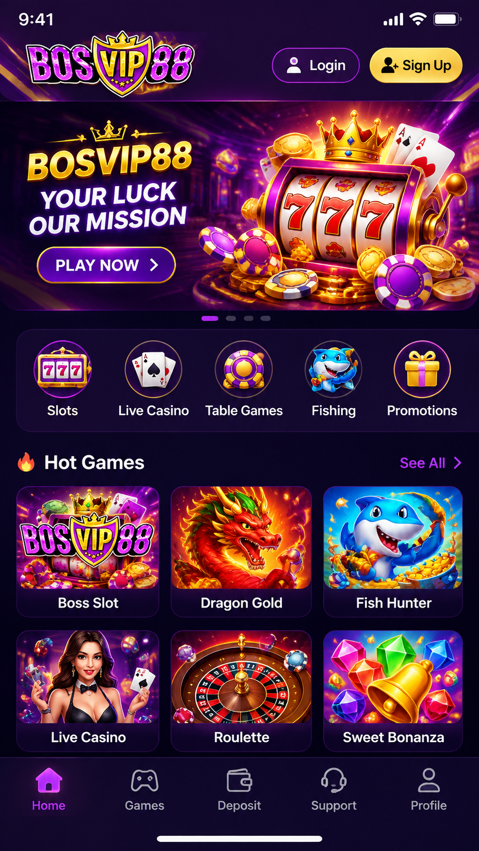 Bosvip88 screenshot 1