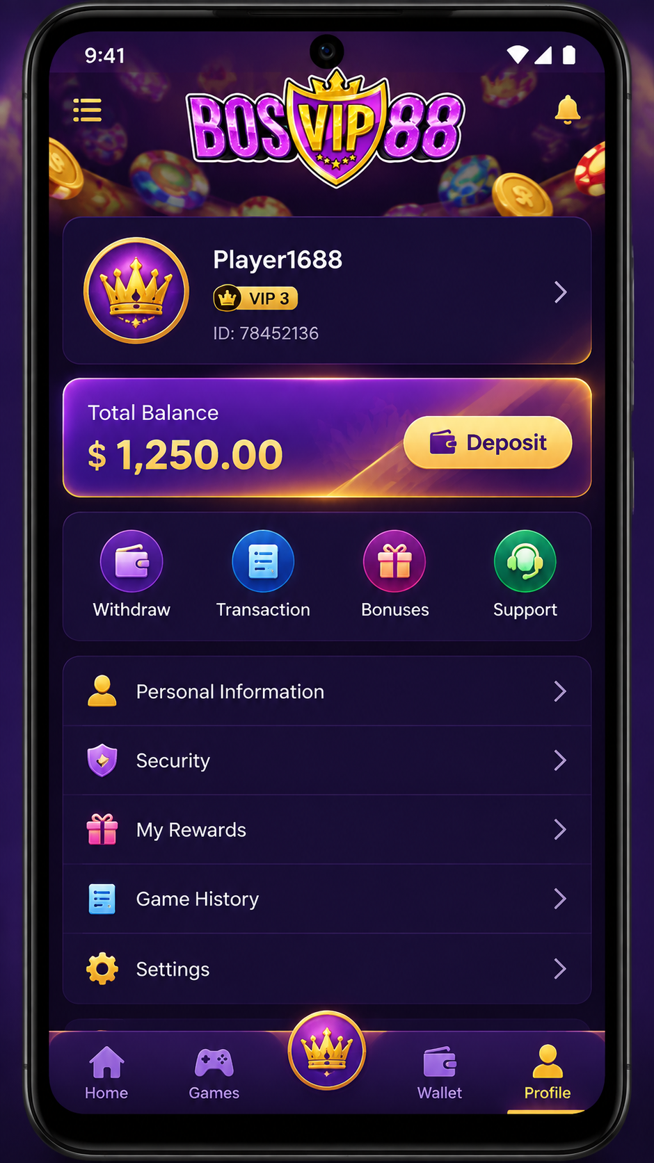 Bosvip88 screenshot 3