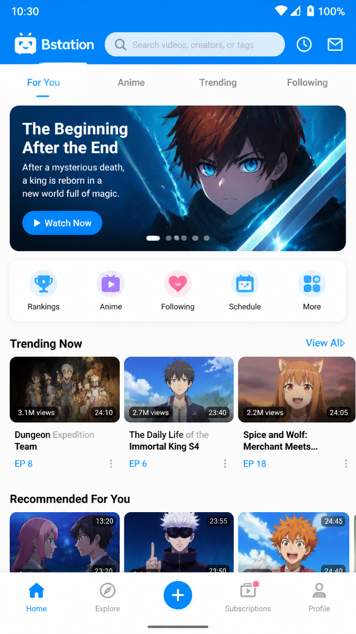 Bstation screenshot 1