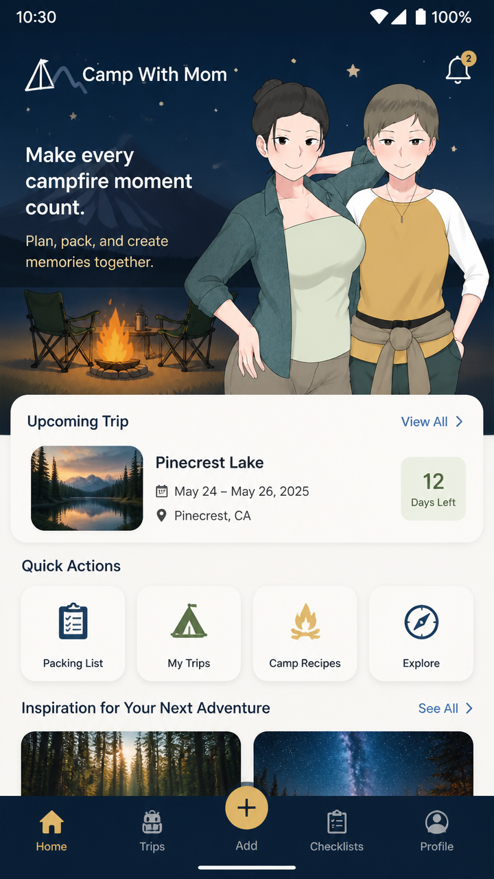 Camp With Mom screenshot 1