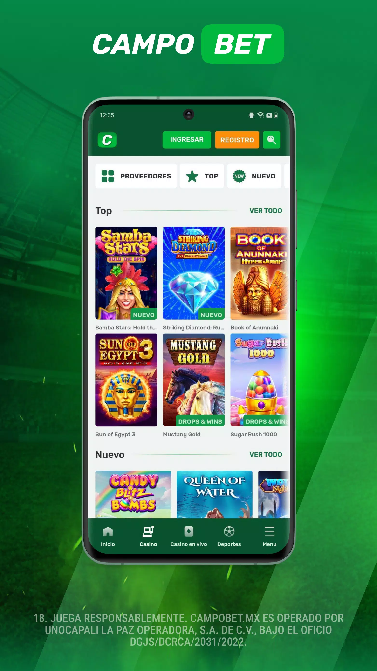 Campobet - Casino y Apuestas screenshot 2