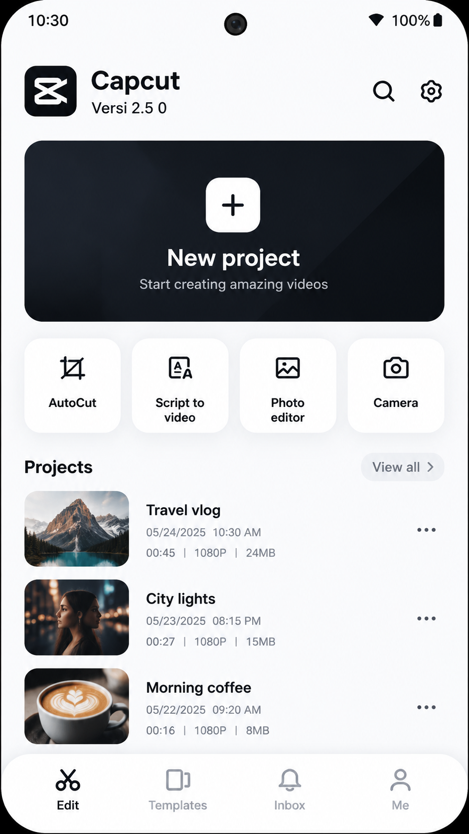 Capcut Versi 2.5 0 screenshot 2