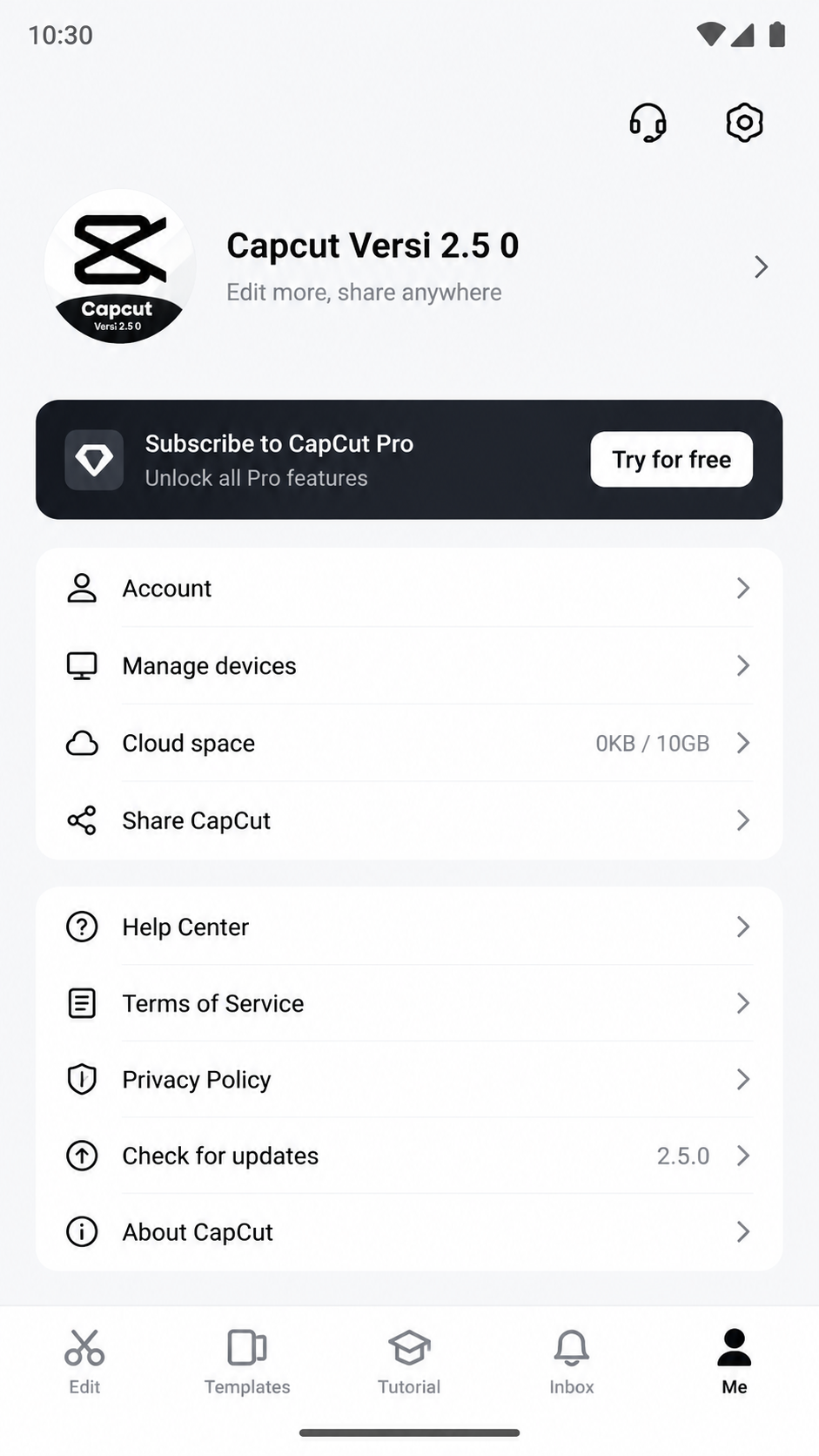 Capcut Versi 2.5 0 screenshot 3