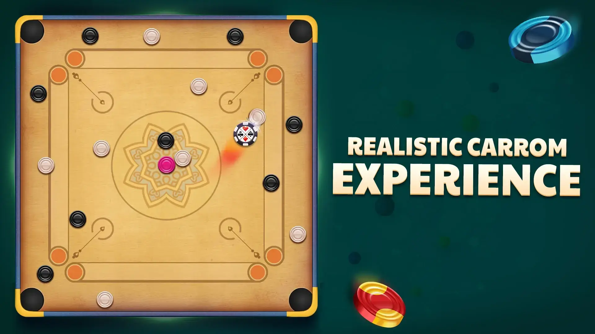 Carrom King Mod screenshot 3