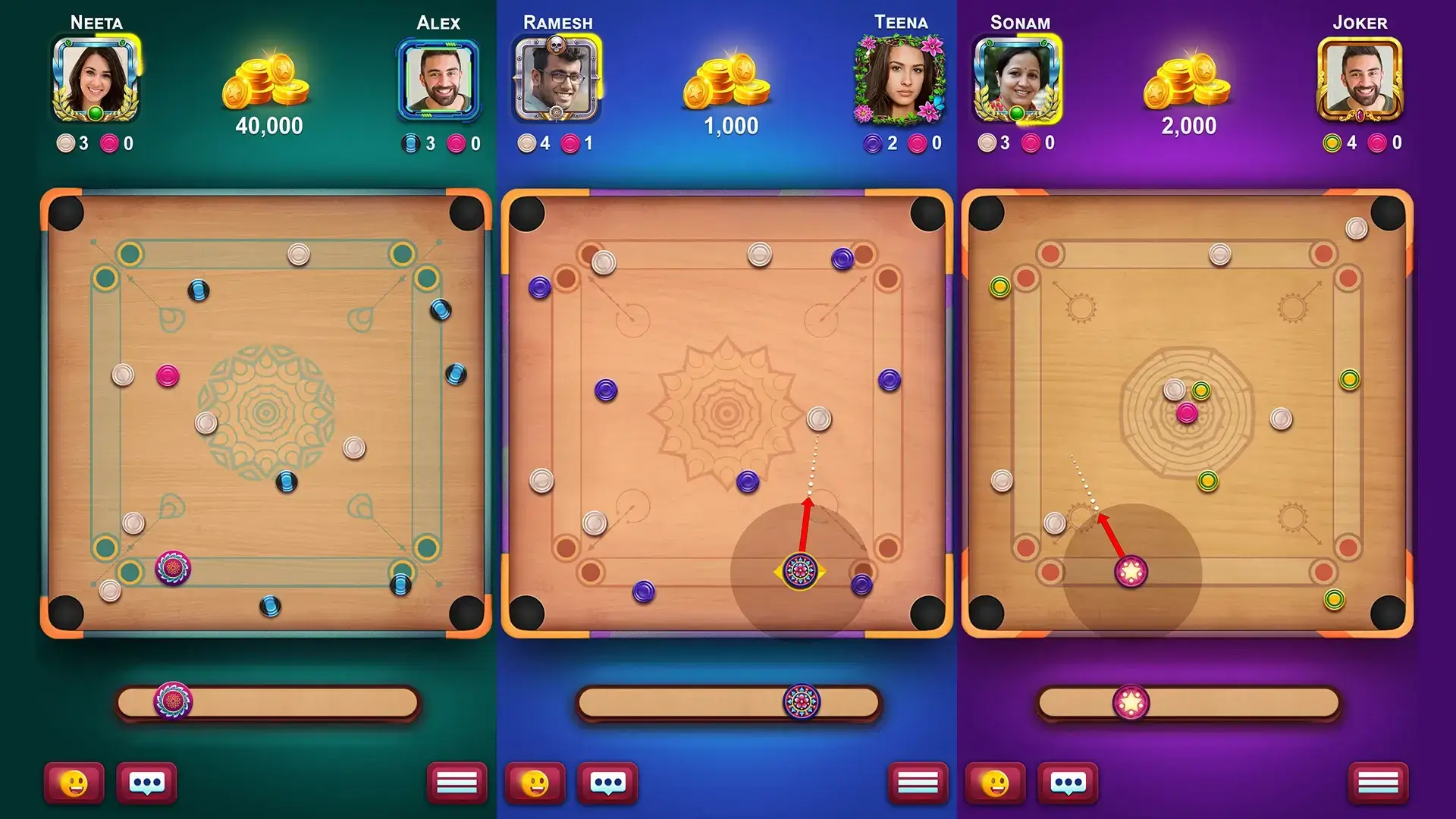 Carrom King Mod screenshot 1