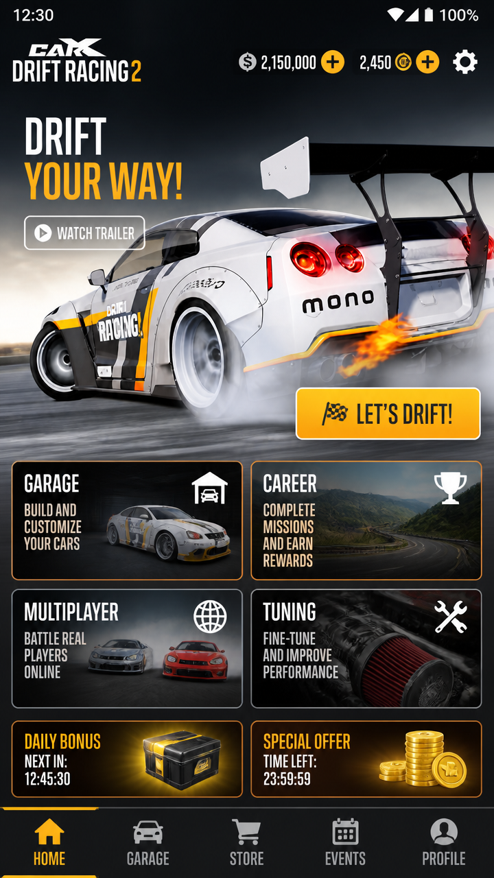 Carx Drift Racing 2 screenshot 1