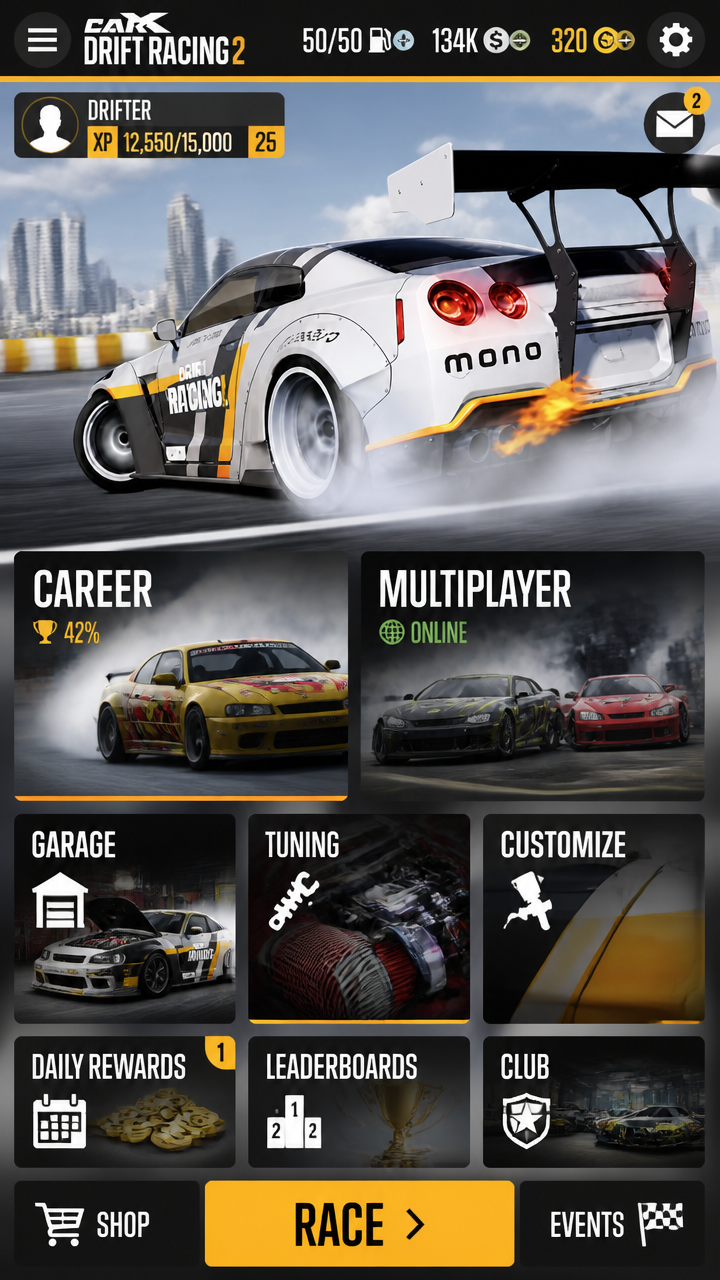 Carx Drift Racing 2 screenshot 2