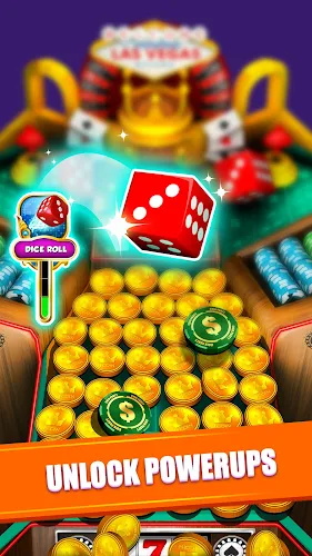 Casino Vegas Coin Party Dozer Game apk screenshot 3