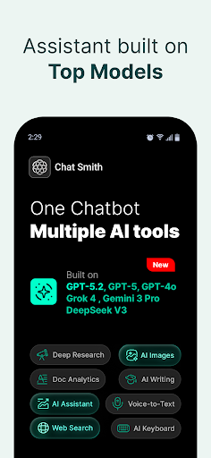 Chat Smith: AI Chatbot & Agent screenshot 1