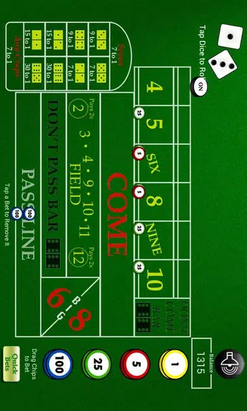 Craps screenshot 3
