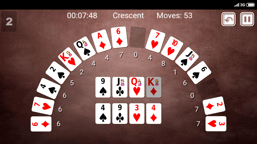 Tangkapan layar Crescent Solitaire Latest 3