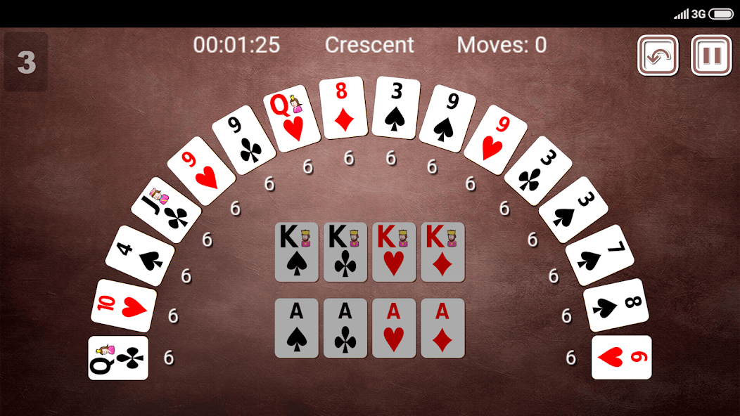 Tangkapan layar Crescent Solitaire Latest 2